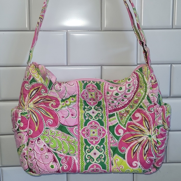 VERA BRADLEY Medium Size Shoulder Bag with Matching Wallet Adjustable Shoulder S - Picture 2 of 7